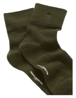 French Connection Crew Sock In Green -Myer Clothing Shop 990609490 990601390 3 720x928
