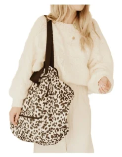 Fold-Up Tote Dalmatian In Multi