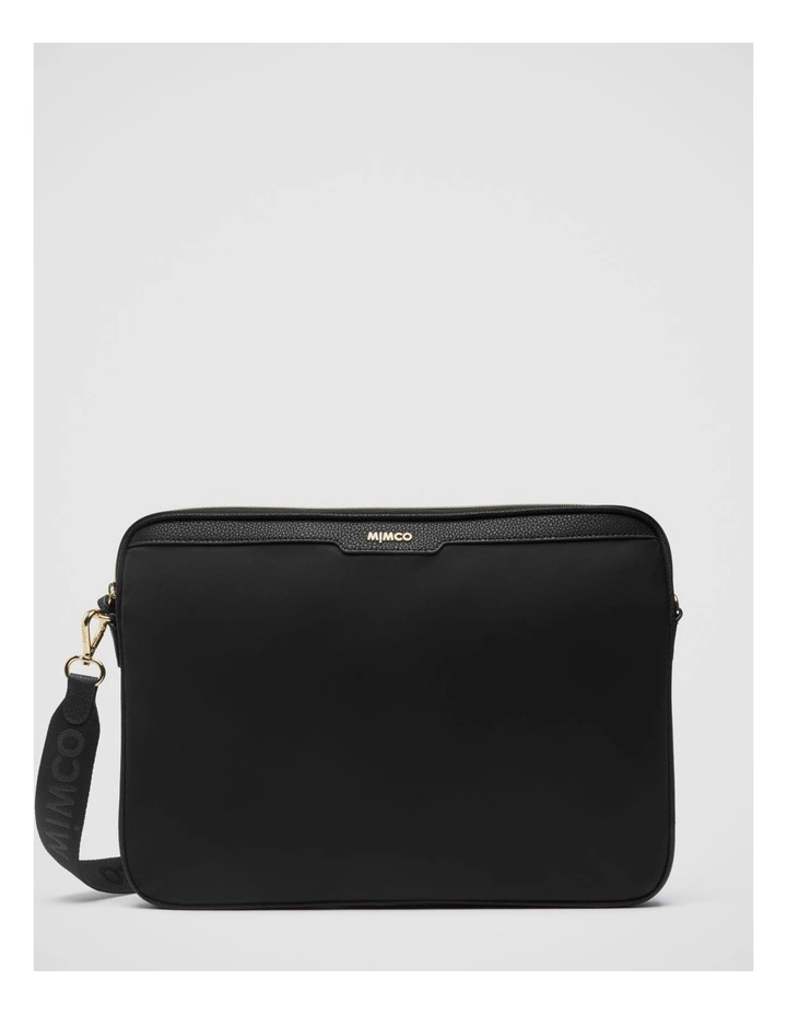 Classico Laptop Bag In Black Light Gold 1 Classico Laptop Bag In Black Light Gold