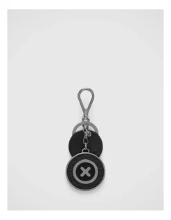 D-vine Keyring In Black Gunmetal