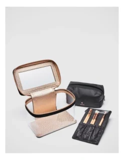 Classico Small Cosmetic Bag In Black Rose Gold -Myer Clothing Shop 990637840 4 720x928