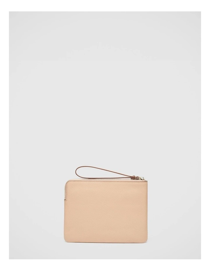 Classico Medium Pouch In Almond 2 Classico Medium Pouch In Almond - Image 2