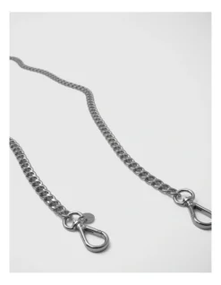 Chain Cross Body Bag Strap In Gunmetal -Myer Clothing Shop 990638380 3 720x928