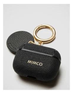 Mimpod Airpod Pro Keyring Case In Black Light Gold