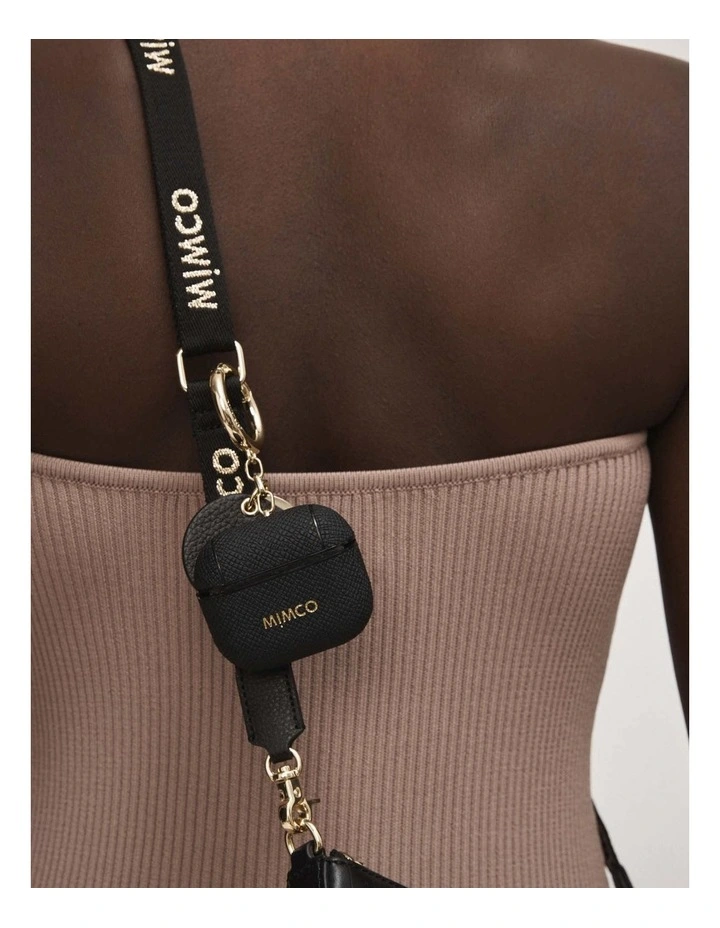 Mimpod Airpod Pro Keyring Case In Black Light Gold 2 Mimpod Airpod Pro Keyring Case In Black Light Gold - Image 2