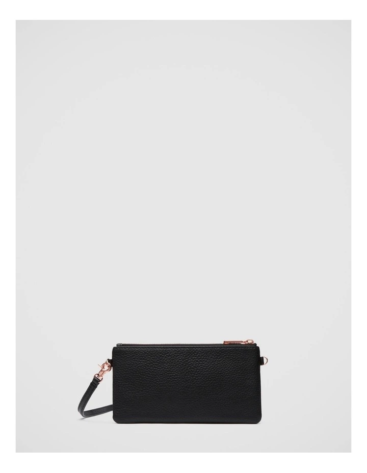 Classico Small Crossbody Pouch In Black Rose Gold 4 Classico Small Crossbody Pouch In Black Rose Gold - Image 4