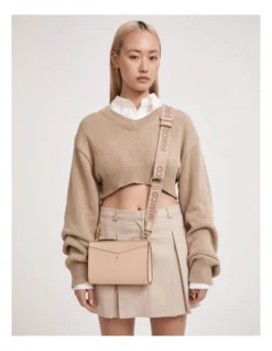 Webbing Bag Strap In Almond Light Gold -Myer Clothing Shop 990641620 3 720x928