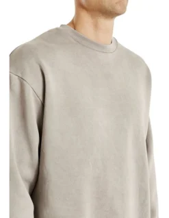 Relaxed Fit Sweatshirt In Grey -Myer Clothing Shop 991045630 6 720x928