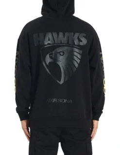 Hawthorn Relaxed Fit Hoodie In Black