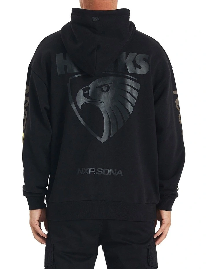 Hawthorn Relaxed Fit Hoodie In Black 3 Hawthorn Relaxed Fit Hoodie In Black - Image 3