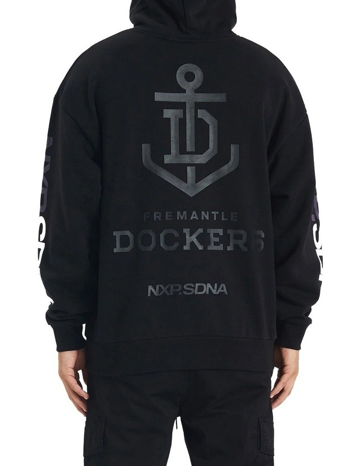 Freemantle Relaxed Fit Hoodie In Black 1 Freemantle Relaxed Fit Hoodie In Black