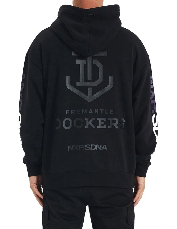 Freemantle Relaxed Fit Hoodie In Black 2 Freemantle Relaxed Fit Hoodie In Black - Image 2