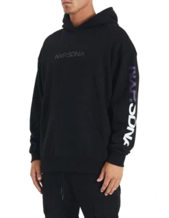 Freemantle Relaxed Fit Hoodie In Black 6 Freemantle Relaxed Fit Hoodie In Black -Myer Clothing Shop 991046350 3 720x928