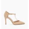Dune London Casta Court Shoe In Nude