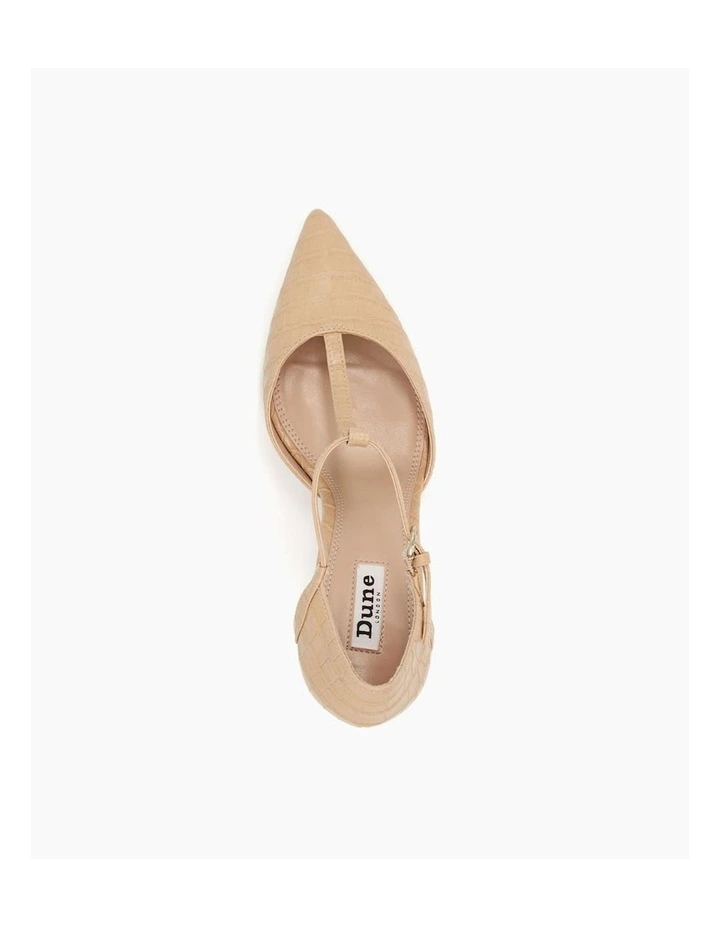 Dune London Casta Court Shoe In Nude 5 Dune London Casta Court Shoe In Nude - Image 5