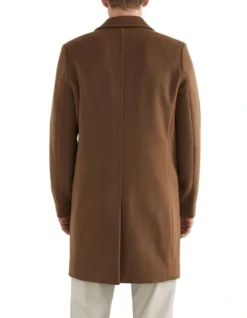 French Connection Classic Wool Coat In Brown 6 French Connection Classic Wool Coat In Brown -Myer Clothing Shop 991618480 991607680 3 720x928