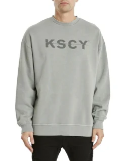 Yale Relaxed Sweater In Grey