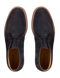 Declan Suede Chukka Boots In Navy -Myer Clothing Shop 991655110 3 720x928