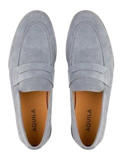 Garcia Suede Loafers In Grey -Myer Clothing Shop 991669510 3 720x928