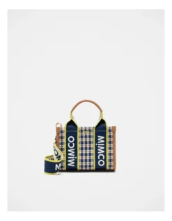 Stevie Micro Tote Crossbody Bag In Navy