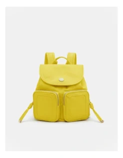 Nextalgia Backpack Bag In Spiced Chartreuse