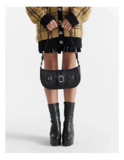 Zeppelin Shoulder Bag In Black Light Gold -Myer Clothing Shop 992404090 4 720x928