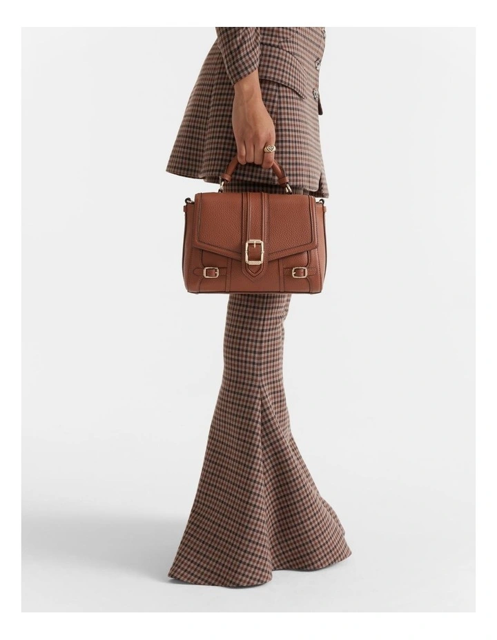 Zeppelin Satchel Bag In Cognac 4 Zeppelin Satchel Bag In Cognac - Image 4