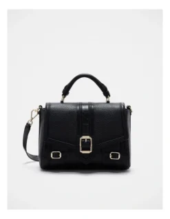 Zeppelin Satchel Bag In Black Light Gold