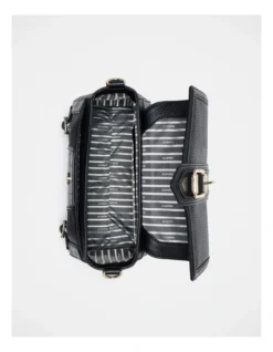 Zeppelin Satchel Bag In Black Light Gold -Myer Clothing Shop 992404540 7 720x928