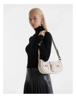 Zeppelin Shoulder Bag In Pearl -Myer Clothing Shop 992404810 3 720x928