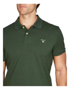 Gant Original Pique Polo Green -Myer Clothing Shop 992477710 3 720x928