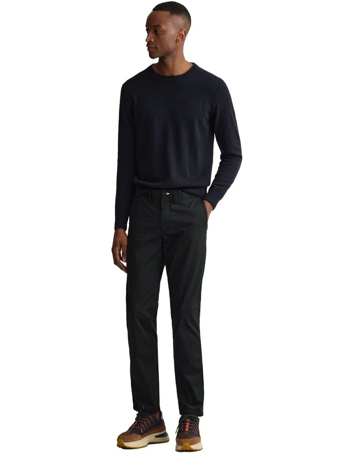 Gant Hallden Twill Chinos In Black 4 Gant Hallden Twill Chinos In Black - Image 4
