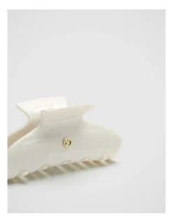 Miss Mim Extra Large Claw Hair Clip In Pearl