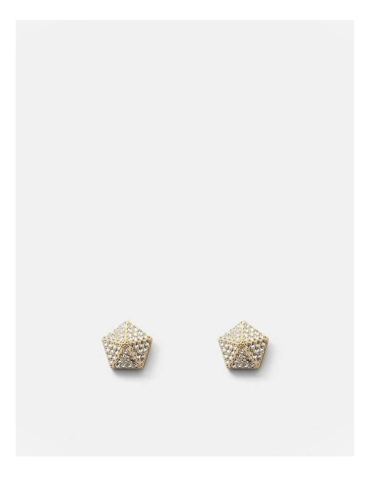 Lennon Stud Earrings In Gold 1 Lennon Stud Earrings In Gold
