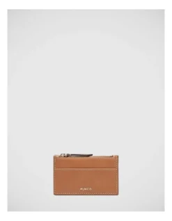 Classico Card Wallet In Caramel