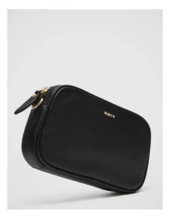 Classico Gusset Medium Pouch In Black Light Gold -Myer Clothing Shop 992638360 3 720x928