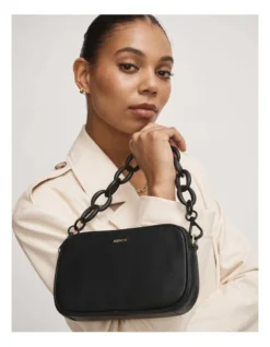 Classico Gusset Medium Pouch In Black Light Gold -Myer Clothing Shop 992638360 6 720x928