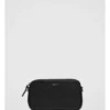 Classico Gusset Medium Pouch In Black Gunmetal