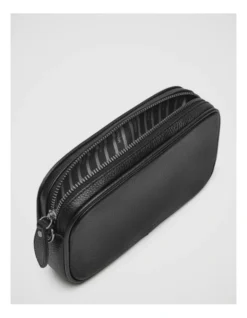 Classico Gusset Medium Pouch In Black Gunmetal 11 Classico Gusset Medium Pouch In Black Gunmetal -Myer Clothing Shop 992638900 6 720x928
