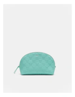 Mim-gram Cosmetic Bag In Lagoon