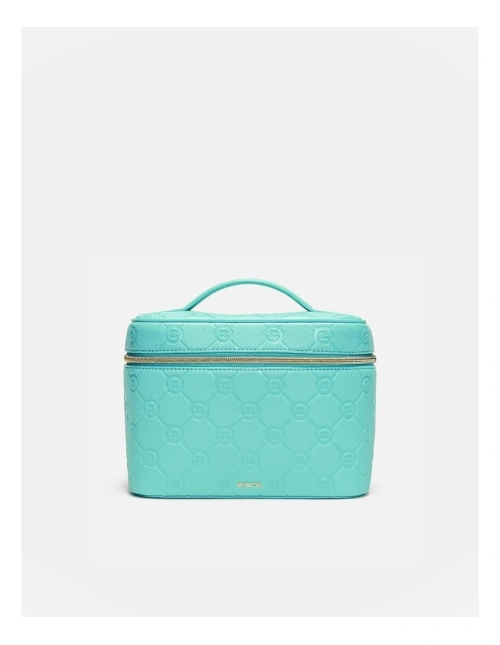 Mim-gram Vanity Case In Lagoon 1 Mim-gram Vanity Case In Lagoon