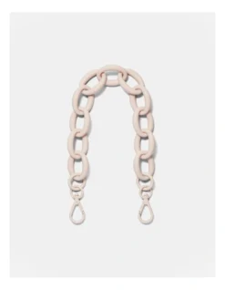 Acrylic Shoulder Bag Strap In Pearl