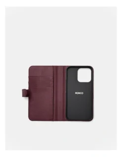 Classico Flip Case For Iphone 13-13 Pro In Rich Berry -Myer Clothing Shop 992650690 3 720x928