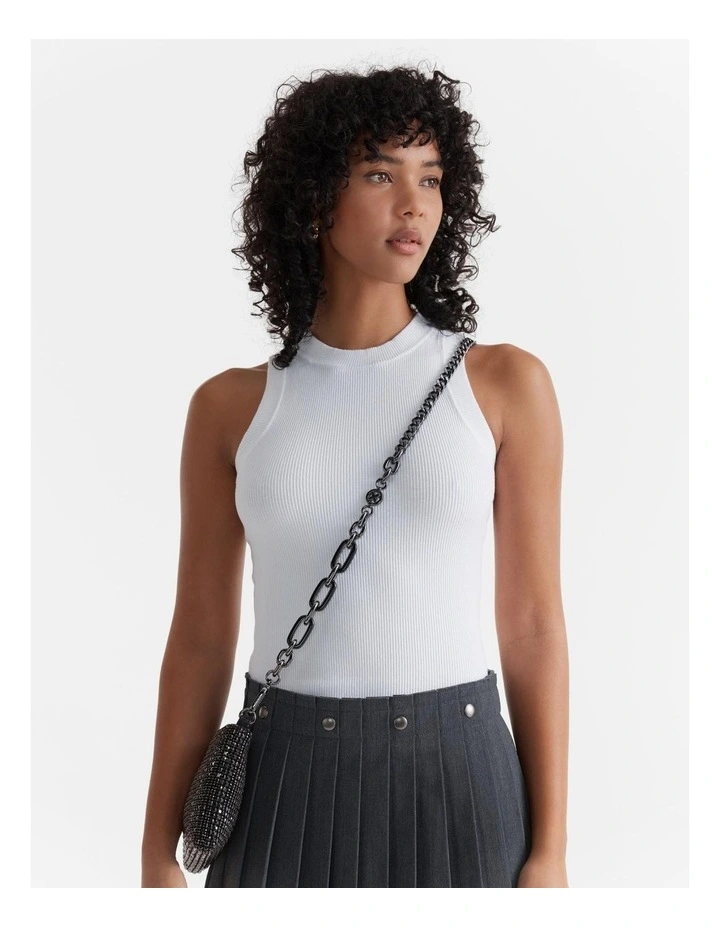 Mix It Up Crossbody Bag Strap In Black Gunmetal 3 Mix It Up Crossbody Bag Strap In Black Gunmetal - Image 3