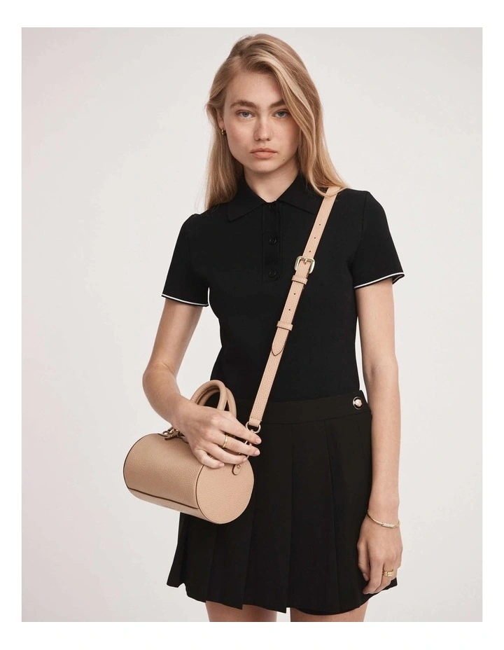 Link Crossbody Bag Strap In Almond 2 Link Crossbody Bag Strap In Almond - Image 2