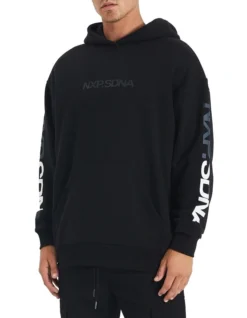 Geelong Relaxed Fit Hoodie In Black 6 Geelong Relaxed Fit Hoodie In Black -Myer Clothing Shop 992669950 3 720x928