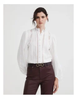 Snaffle Leather Belt In Plum -Myer Clothing Shop 993174310 3 720x928