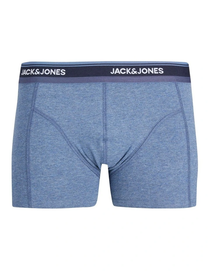 Jack & Jones Wells 3 Pack Trunks In Vintage Indigo 5 Jack & Jones Wells 3 Pack Trunks In Vintage Indigo - Image 5