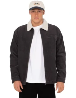 Rusty Coup Cord Jacket In Black
