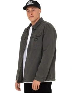 Rusty Dungaree Jacket In Black -Myer Clothing Shop 993703690 3 720x928